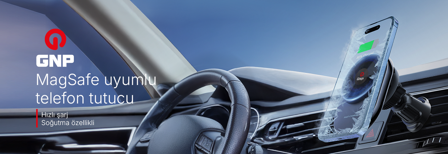 Gnp Magsafe Sarj Arac Tutucu Siyah